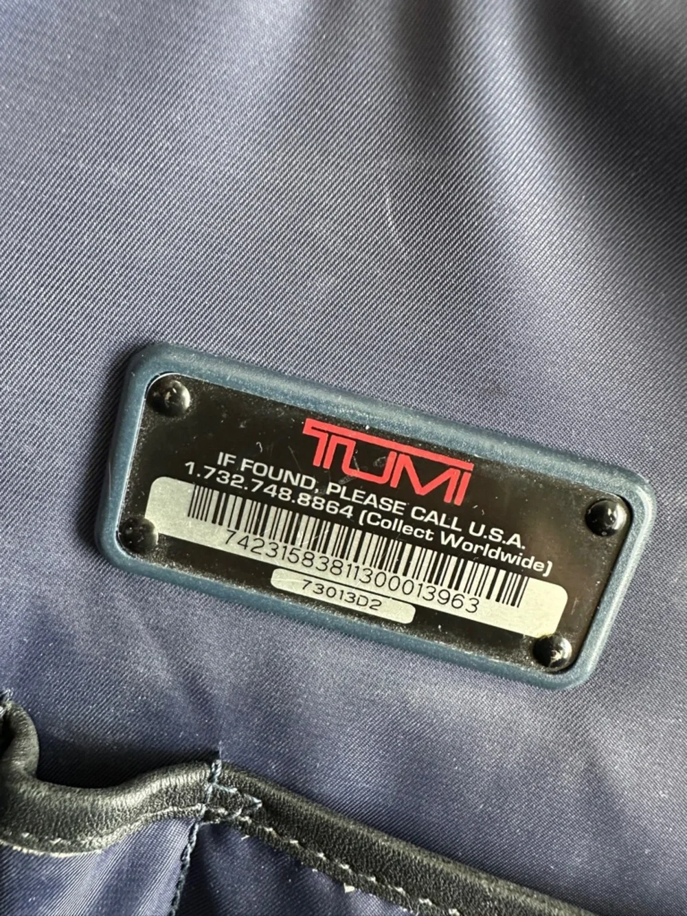 TUMI Arrive Black‎ Compact 2 Wheeled rolling Business Briefcase - 73013D2